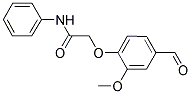 2-(4-FORMYL-2-METHOXY-PHENOXY)-N-PHENYL-ACETAMIDE CAS#: 31438-73-0