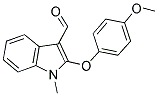 2-(4-METHOXYPHENOXY)-1-METHYL-1H-INDOLE-3-CARBALDEHYDE CAS#: 338416-68-5