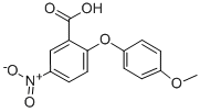 2-(4-METHOXYPHENOXY)-5-NITROBENZOIC ACID CAS#: 33459-12-0