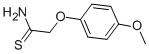 2-(4-METHOXYPHENOXY)ETHANETHIOAMIDE CAS#: 35370-92-4