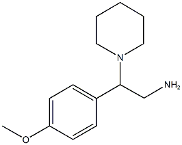 2-(4-METHOXYPHENYL)-2-PIPERIDIN-1-YLETHANAMINE CAS#: 31466-51-0
