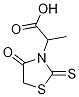 2-(4-Oxo-2-thioxo-3-thiazolidinyl)propionic acid, 95% CAS#: 39137-13-8