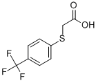 2-(4-(TRIFLUOROMETHYL)PHENYLTHIO)ACETIC ACID CAS#: 349-83-7