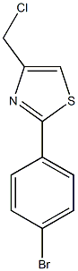 2-(4-bromophenyl)-4-(chloromethyl)-1,3-thiazole CAS#: 35199-19-0
