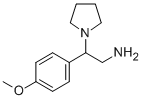 2-(4-methoxyphenyl)-2-(pyrrolidin-1-yl)ethan-1-amine CAS#: 31466-55-4