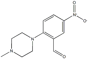 2-(4-methylpiperazino)-5-nitrobenzenecarbaldehyde CAS#: 30742-63-3