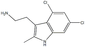2-(4,6-Dichloro-2-Methyl-1H-indol-3-yl)ethanaMine CAS#: 299165-92-7
