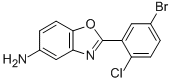 2-(5-BROMO-2-CHLORO-PHENYL)-BENZOOXAZOL-5-YLAMINE CAS#: 293737-86-7