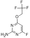 2-AMINO-4-TRIFLUOROETHOXY-6-FLUOROPYRIMIDINE CAS#: 339369-59-4