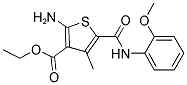 2-AMINO-5-(2-METHOXY-PHENYLCARBAMOYL)-4-METHYL-THIOPHENE-3-CARBOXYLIC ACID ETHYL ESTER CAS#: 332867-79-5