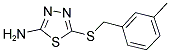 2-AMINO-5-(3-METHYLBENZYLTHIO)-1,3,4-THIADIAZOLE CAS#: 299442-42-5