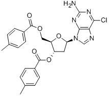 2-AMINO-6-CHLORO-9-(3,5-DI-O-(P-TOLUOYL)-BETA-D-2-DEOXYRIBOFURNANOSYL)PURINE CAS#: 35095-93-3