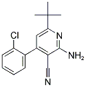 2-AMINO-6-(TERT-BUTYL)-4-(2-CHLOROPHENYL)NICOTINONITRILE CAS#: 344264-44-4