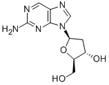 2-AMINO-9-(BETA-D-2-DEOXYRIBOFURANOSYL)PURINE CAS#: 3616-24-8