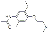 2-Acetylamino-5-(2-dimethylaminoethoxy)-p-cymene CAS#: 3380-60-7