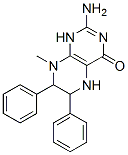 2-Amino-5,6,7,8-tetrahydro-8-methyl-6,7-diphenyl-4(1H)-pteridinone CAS#: 38365-19-4