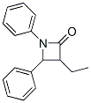 2-Azetidinone, 1,4-diphenyl-3-ethyl-, CAS#: 39629-27-1