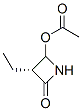 2-Azetidinone,4-(acetyloxy)-3-ethyl-,(3R)-(9CI) CAS#: 301154-81-4