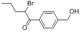2-BROMO-1-(4-HYDROXYMETHYL-PHENYL)-PENTAN-1-ONE CAS#: 30611-27-9