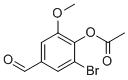 2-BROMO-4-FORMYL-6-METHOXYPHENYL ACETATE CAS#: 308088-29-1