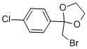 2-(BROMOMETHYL)-2-(4-CHLOROPHENYL)-1,3-DIOXOLANE CAS#: 3418-24-4
