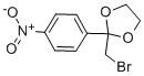 2-(BROMOMETHYL)-2-(4-NITROPHENYL)-1,3-DIOXOLANE CAS#: 3418-28-8