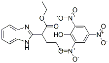 2-Benzimidazoleacetic acid, .alpha.-butyl-, ethyl ester, picrate CAS#: 3906-90-9