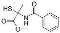 2-(Benzoylamino)-2-mercaptopropionic acid methyl ester CAS#: 36648-51-8