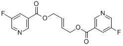 2-Butene-1,4-diol, bis(5-fluoronicotinate) CAS#: 37744-21-1
