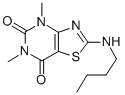 2-(Butylamino)-4,6-dimethylthiazolo(4,5-d)pyrimidine-5,7(4H,6H)-dione CAS#: 31895-50-8
