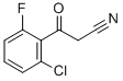 2-CHLORO-6-FLUOROBENZOYLACETONITRILE CAS#: 267881-03-8