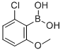 2-CHLORO-6-METHOXYPHENYLBORONIC ACID CAS#: 385370-80-9