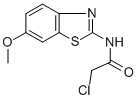 2-CHLORO-N-(6-METHOXY-BENZOTHIAZOL-2-YL)-ACETAMIDE CAS#: 3427-30-3