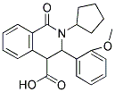 2-CYCLOPENTYL-3-(2-METHOXYPHENYL)-1-OXO-1,2,3,4-TETRAHYDRO-4-ISOQUINOLINECARBOXYLIC ACID CAS#: 385383-40-4
