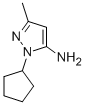 2-CYCLOPENTYL-5-METHYL-2H-PYRAZOL-3-YLAMINE CAS#: 30241-37-3