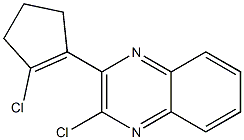 2-Chloro-3-(2-chlorocyclopent-1-en-1-yl)quinoxaline CAS#: 37030-68-5