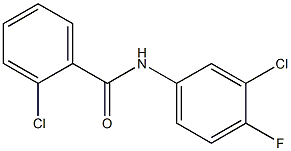 2-Chloro-N-(3-chloro-4-fluorophenyl)benzaMide, 97% CAS#: 301159-88-6