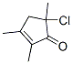 2-Cyclopenten-1-one, 5-chloro-2,3,5-trimethyl- CAS#: 38380-52-8