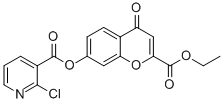 2-(ETHOXYCARBONYL)-4-OXO-4H-CHROMEN-7-YL 2-CHLORONICOTINATE CAS#: 295787-48-3