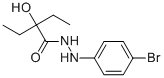 2-Ethyl-2-hydroxybutyric acid 2-(p-bromophenyl)hydrazide CAS#: 3166-49-2