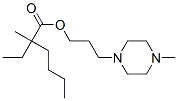 2-Ethyl-2-methylhexanoic acid 3-(4-methyl-1-piperazinyl)propyl ester CAS#: 32051-71-1