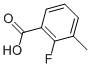 2-Fluoro-3-methylbenzoic acid CAS#: 315-31-1