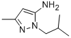 2-ISOBUTYL-5-METHYL-2H-PYRAZOL-3-YLAMINE CAS#: 3524-36-5