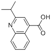 2-ISOPROPYLQUINOLINE-4-CARBOXYLIC ACID CAS#: 306749-60-0