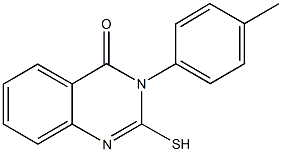 2-MERCAPTO-3-P-TOLYL-3H-QUINAZOLIN-4-ONE CAS#: 37641-50-2