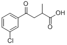 2-METHYL-4-OXO-4-(3'-CHLOROPHENYL)BUTYRIC ACID CAS#: 34243-96-4