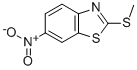 2-(METHYLTHIO)-6-NITRO-1,3-BENZOTHIAZOLE CAS#: 3621-99-6