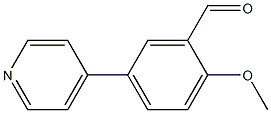 2-Methoxy-5-(pyridin-4-yl)benzaldehyde CAS#: 385802-40-4