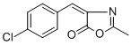 2-Oxazolin-5-one, 4-(p-chlorobenzylidene)-2-methyl- CAS#: 3237-71-6