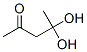 2-Pentanone, 4,4-dihydroxy- (9CI) CAS#: 282548-01-0